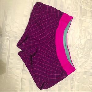 ivivva athletica pink and purple shorts (size 14)